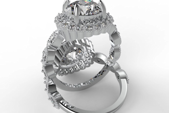 create high quality 3d manufacturable jewelry cad design