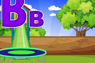 make colorful kids learning video