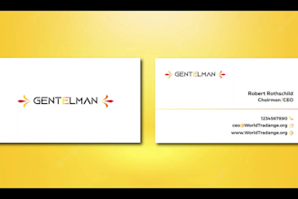 do eye catching and modern business card designs
