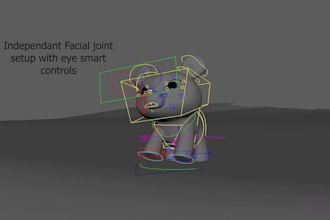 do 3d character rigging for smooth animations and game model