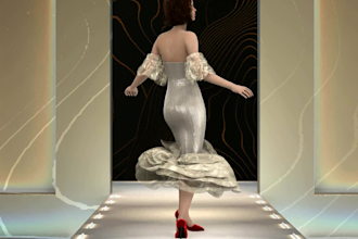 be creating 3d clothes in clo and animashion