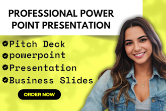 design stunning powerpoint presentations for business, education, marketing