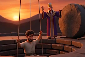 create engaging ai bible story, ai bible storytelling, 3d bible story