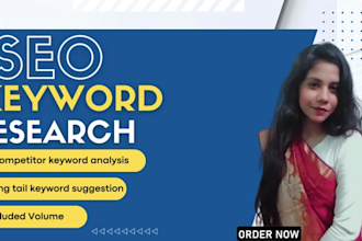 provide you best seo keyword research to top ranking you