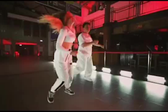 do tiktok dance, shuffle choreography, group afrobeat, african afro dance video