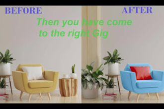 color correction and change color for your product photo