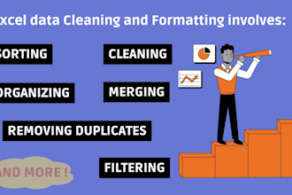 thoroughly sort, clean, organize, remove duplicates and merge your excel data