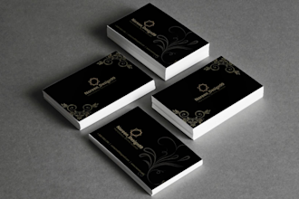 design creative luxury business card, visiting card in less than 24 hours