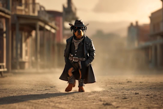 create a custom beware of dog poster with your pet