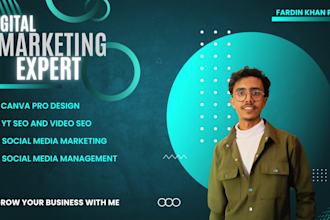 expert digital marketing, social media marketing and canva design