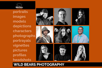 take professional corporate, acting portraits and headshots
