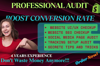 increase your shopify store sales with cro and full store audit