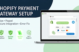 fix, support, and set up shopify payments for your shopify
