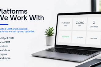 build professional CRM systems using hubspot zoho zendesk and gorgias