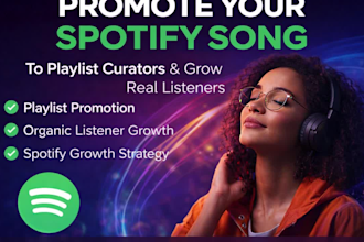 promote your spotify song and boost streams with organic growth