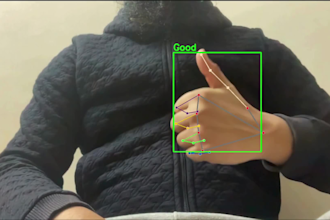 build face recognition, hand gesture recognition and voice or speech recognition