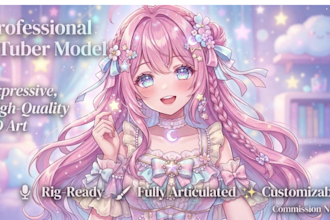 design and rig live2d vtuber model live 2d vtuber avatar anime 2d vtuber model