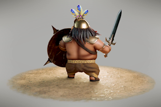 do stylized 3d character