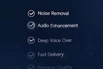 give professional voice over for video and audio project