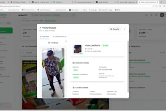 turn cctv into smart ai camera for visitor counting and face recognition