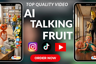 create viral ai talking fruit ai fruit videos ai talking object for tiktok reels