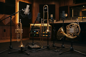 record a professional brass section for your song or loop