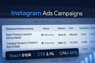 create and optimize facebook ads and meta ads campaigns