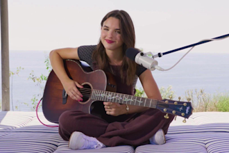 write and produce emotional acoustic pop and indie pop song with soft singer