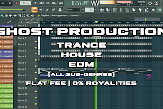 be your ghost producer for trance, house, or edm music