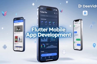 develop a flutter android and ios app with firebase backend