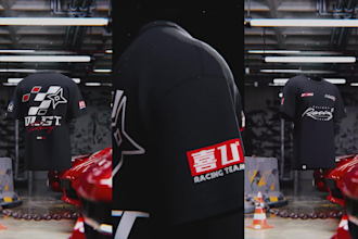 do 3d animated clothing mockup