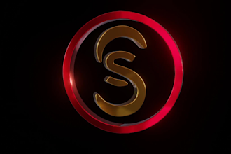 create a custom 3d spinning logo or 3d rotating lgo animation for your brand