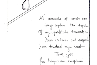 write beautiful handwritten letters, notes and heartfelt messages