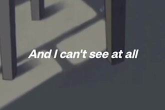 create custom 2d animated lyric video for your song