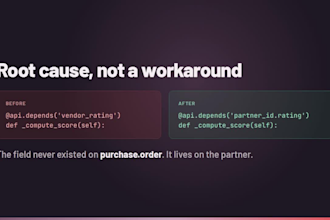 fix bugs and errors in your odoo modules