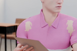 create smooth 3d character animation in blender