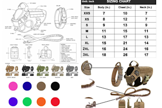 dog harness tech pack design dog accessories harness tech pack designer