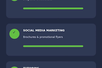 design professional social media posts, flyers and brochures