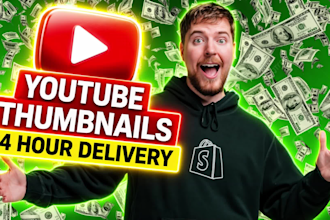 create viral gaming youtube thumbnails with fast delivery