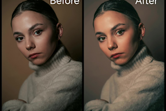 do portrait and headshot retouching