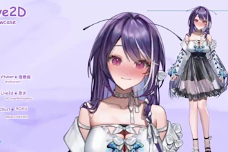 create a live2d anime vtuber avatar, vtuber model for vtube studio