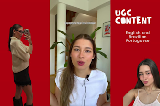 create ugc in brazilian portuguese and english