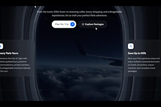 build a premium travel agency website with online booking and SEO