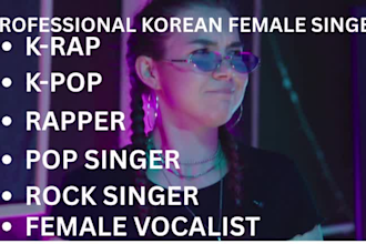 korean female singer songwriter in english kpop music producer female vocalist