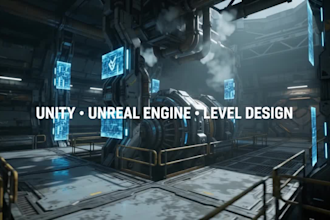 design 3d game environment, unity game environment, level design, unreal engine