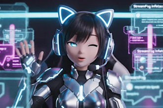 build interactive ar vtuber with face tracking 3d streaming avatar for streamfog