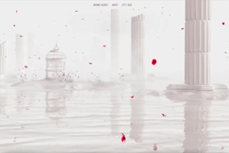 create 3d landing page interactive website with three js and webgl