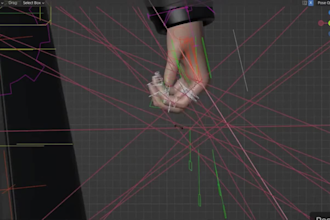 fix weight painting 3d rigs face rig for character, vrchat avatars, 3d animation