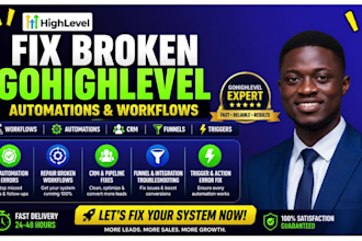 fix gohighlevel automations, workflows and CRM errors