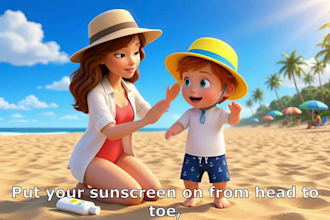 create viral animation kids video, animation for kids